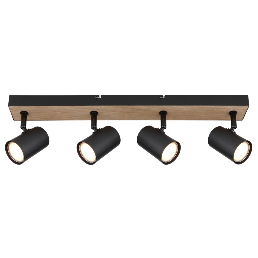 Globo - Spotlight 4xGU10/35W/230V black/brown