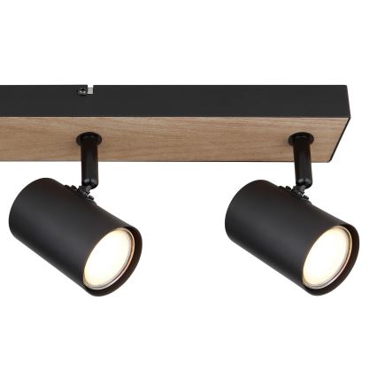 Globo - Spotlight 4xGU10/35W/230V black/brown