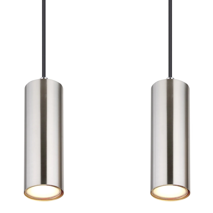 Globo - Chandelier on a string 4xGU10/35W/230V matte chrome