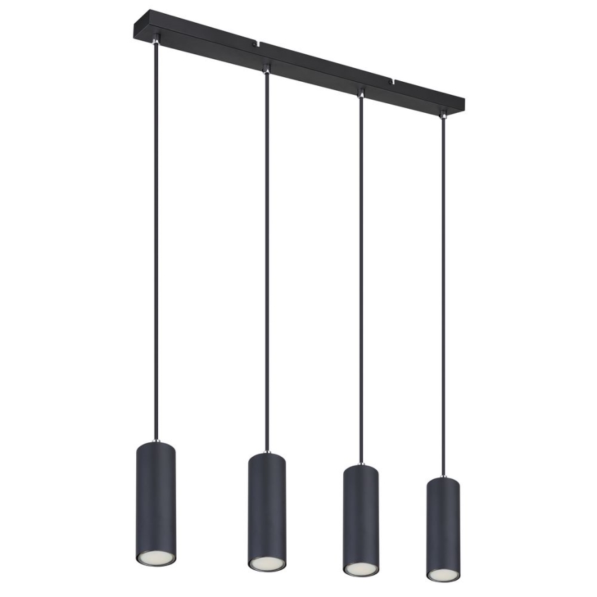 Globo - Chandelier on a string 4xGU10/35W/230V black