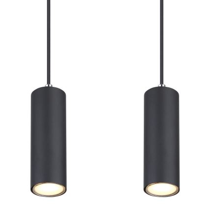 Globo - Chandelier on a string 4xGU10/35W/230V black