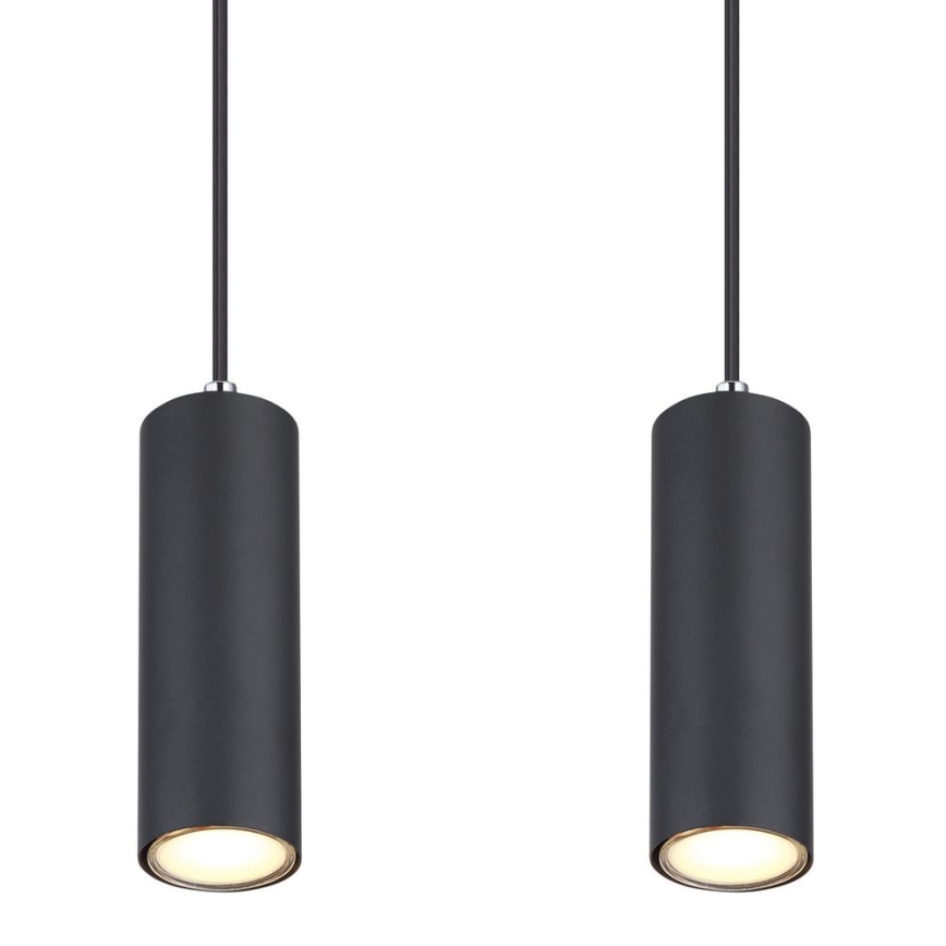 Globo - Chandelier on a string 4xGU10/35W/230V black
