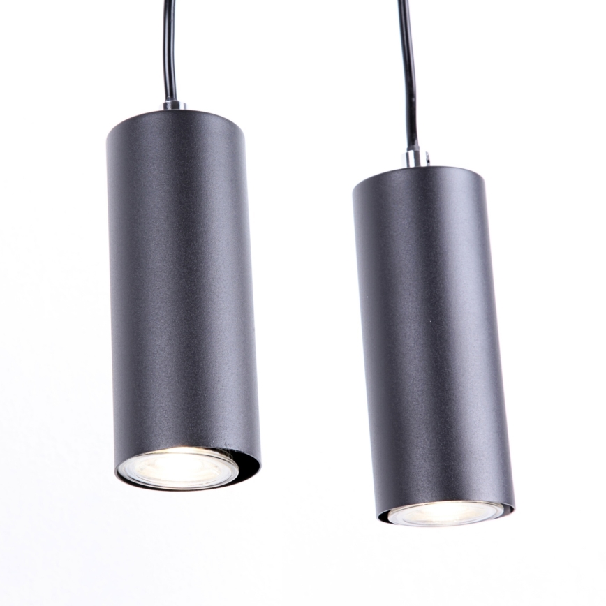 Globo - Chandelier on a string 4xGU10/35W/230V black