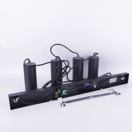 Globo - Chandelier on a string 4xGU10/35W/230V black