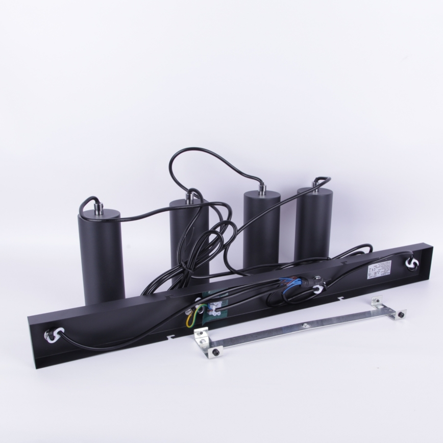 Globo - Chandelier on a string 4xGU10/35W/230V black