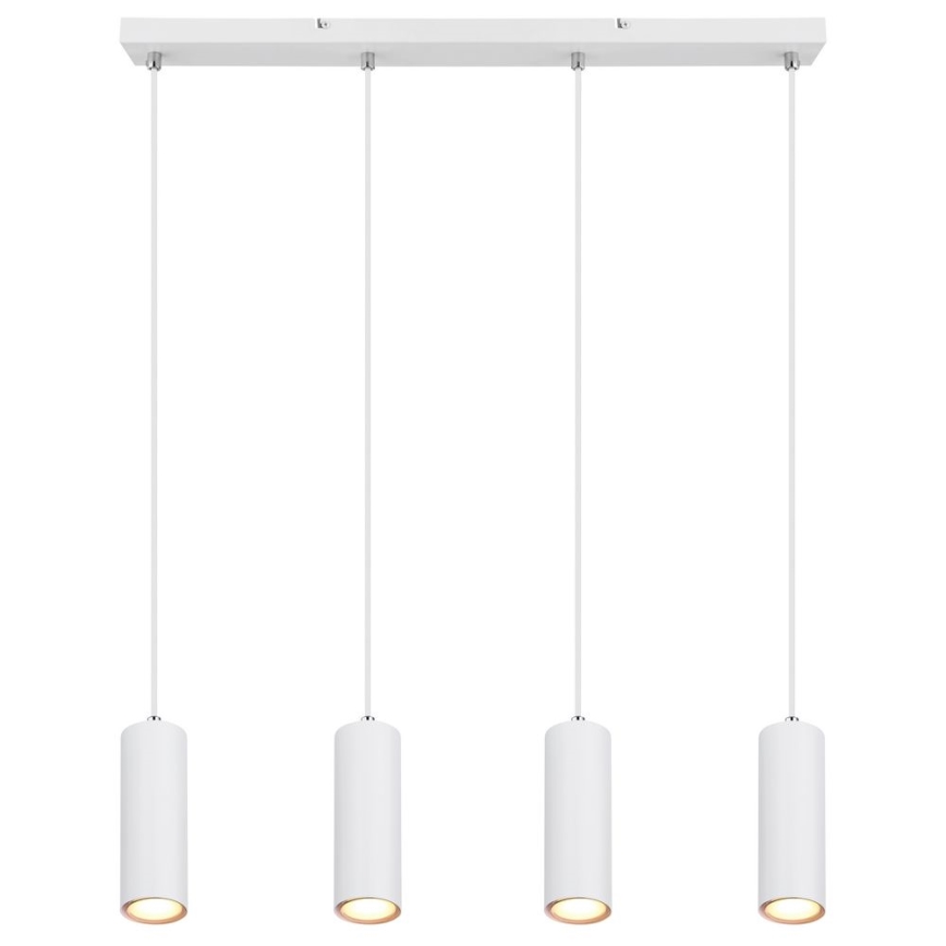 Globo - Chandelier on a string 4xGU10/35W/230V white
