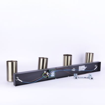 Globo - Spotlight 4xGU10/35W/230V black/brass