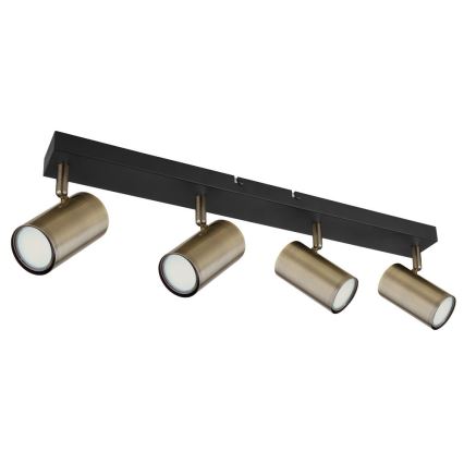 Globo - Spotlight 4xGU10/35W/230V black/brass