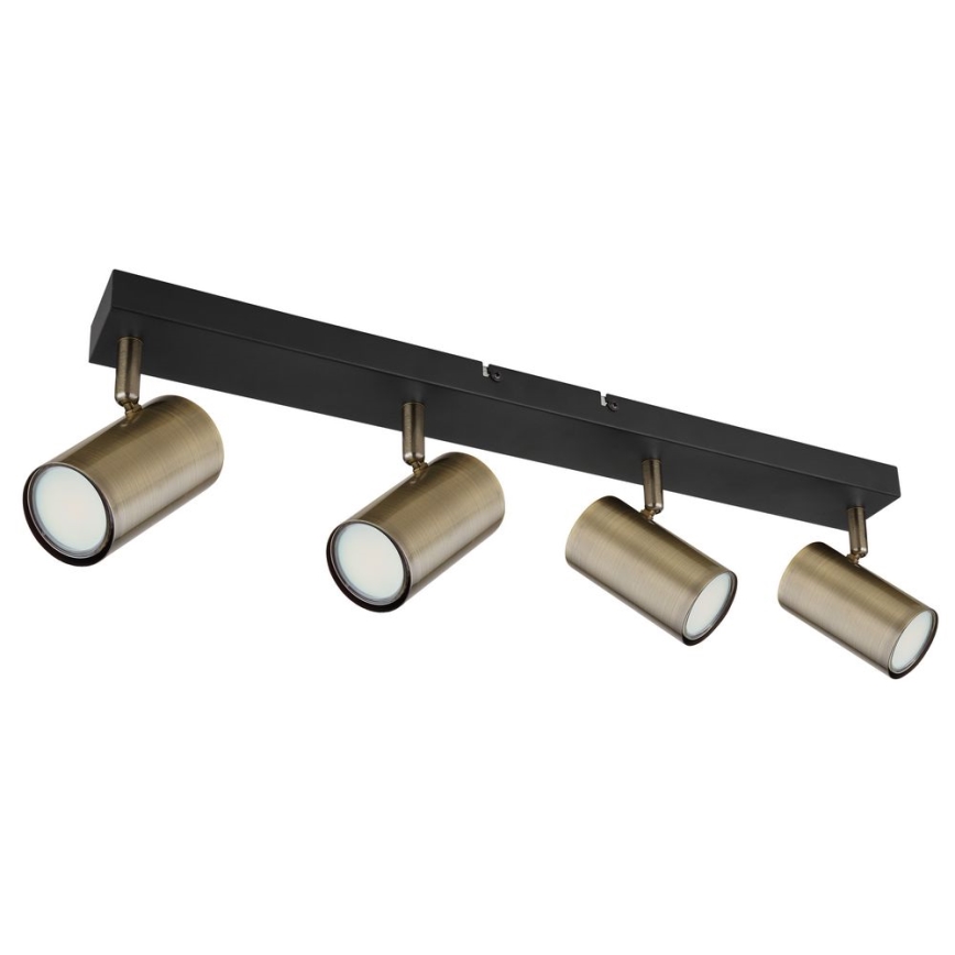 Globo - Spotlight 4xGU10/35W/230V black/brass