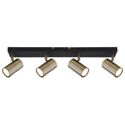 Globo - Spotlight 4xGU10/35W/230V black/brass