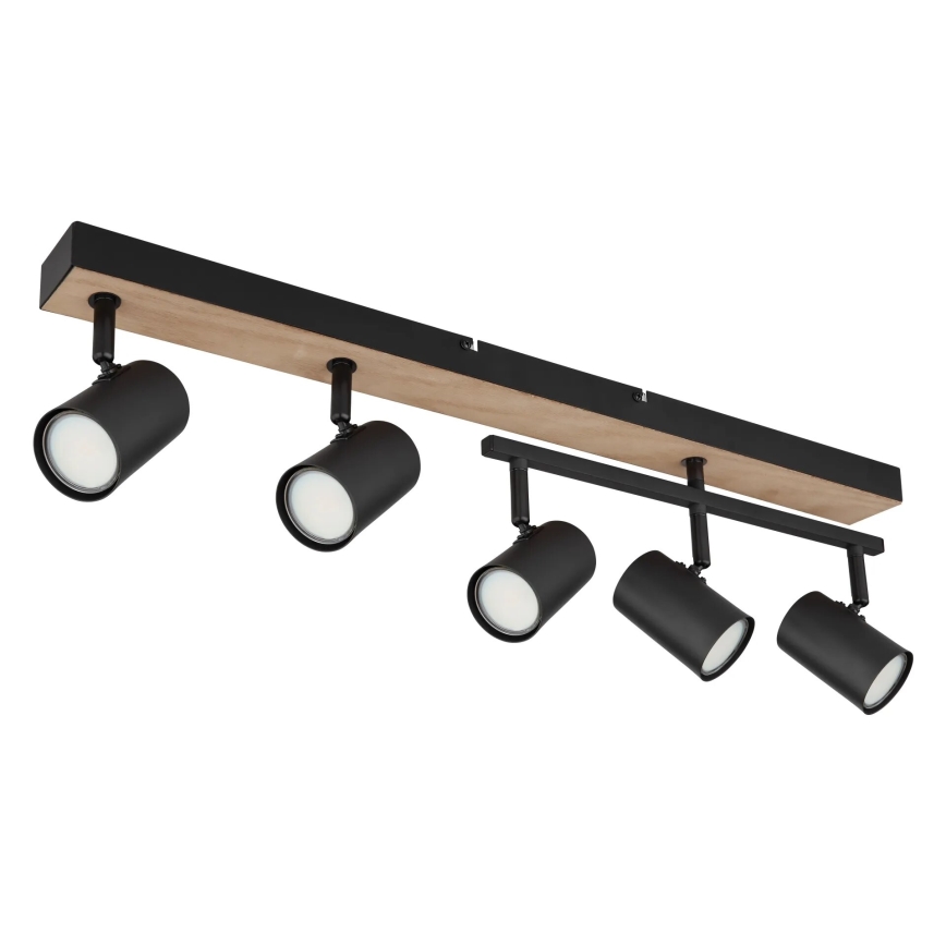 Globo - Spotlight 5xGU10/35W/230V black/brown