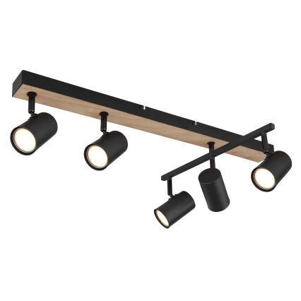 Globo - Spotlight 5xGU10/35W/230V black/brown