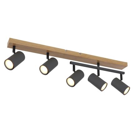 Globo - Spotlight 5xGU10/35W/230V brown/black