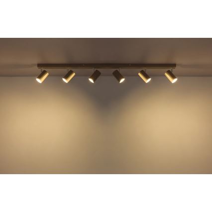 Globo - 6x GU10 spotlight 35W/230V, beige