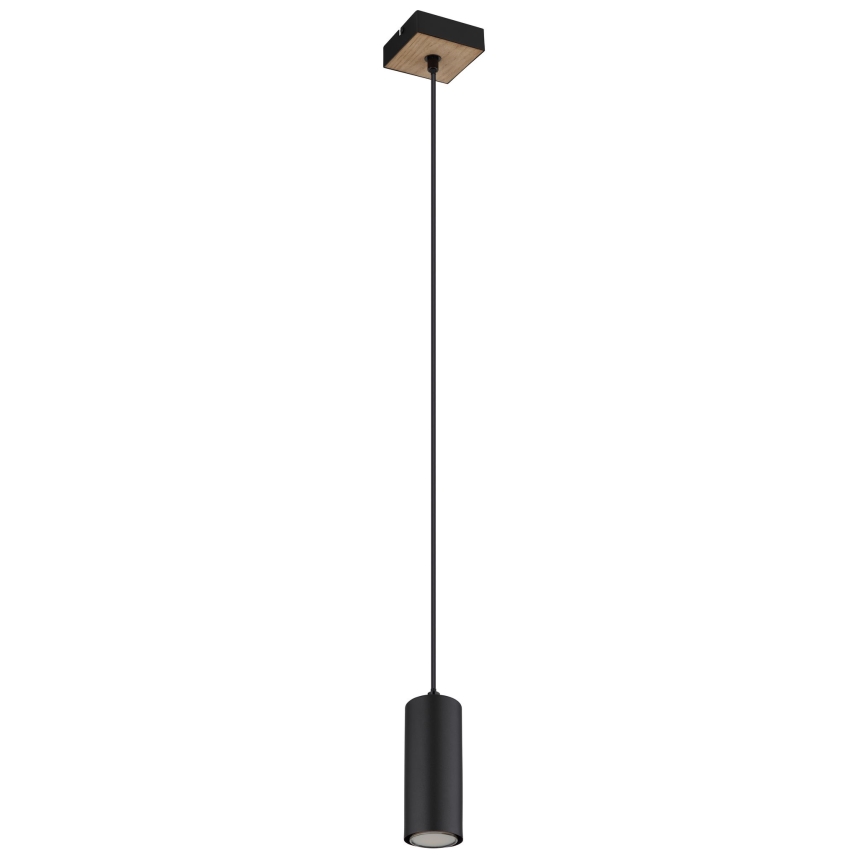 Globo - Chandelier on a string 1xGU10/35W/230V black/brown