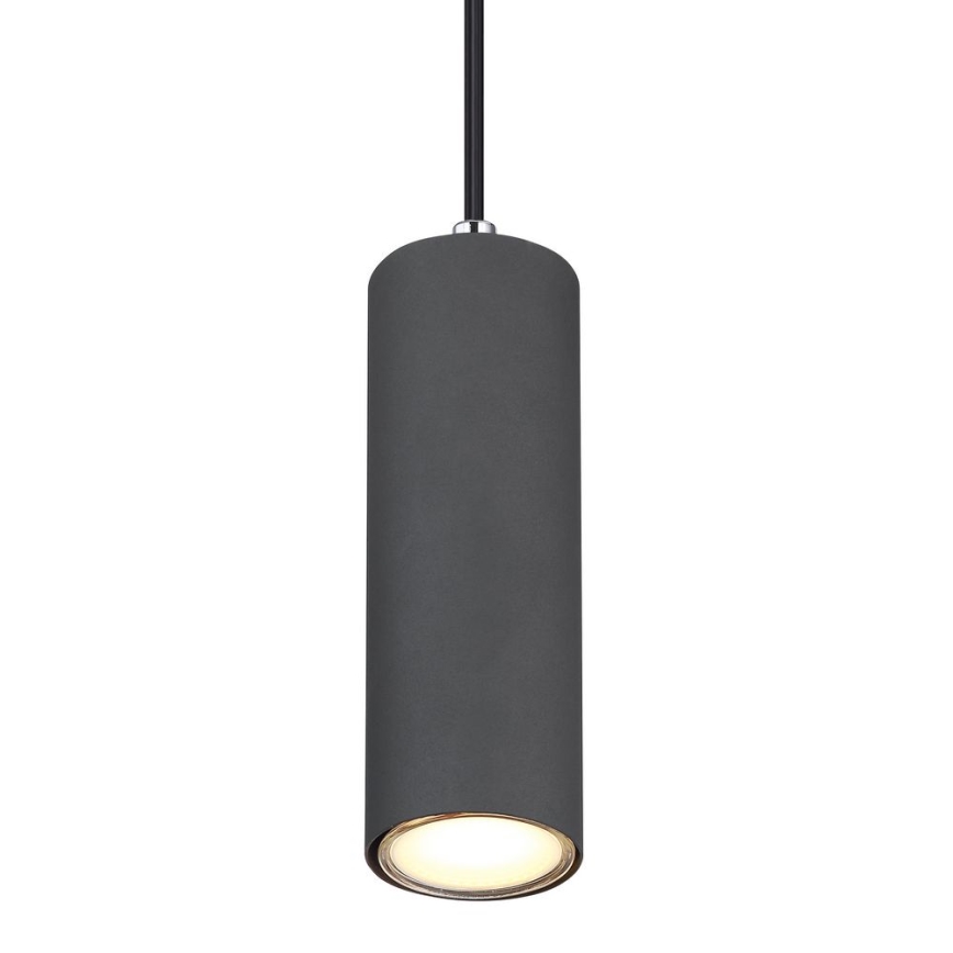 Globo - Chandelier on a string 1xGU10/35W/230V grey/brown