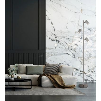 Globo - Floor lamp 3xGU10/5W/230V grey