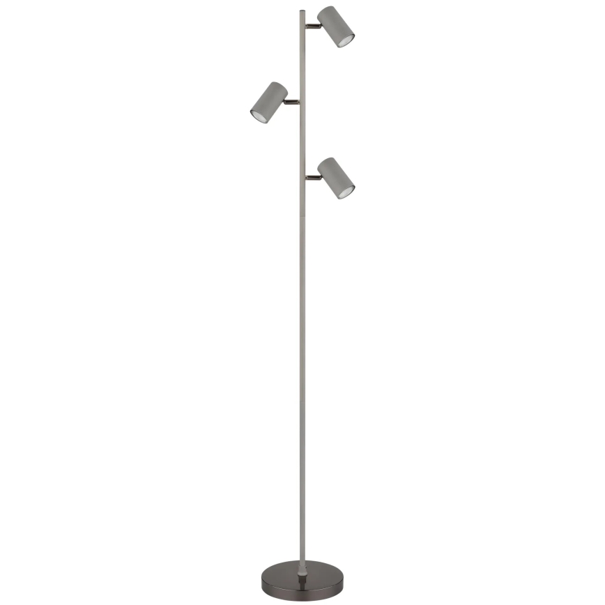 Globo - Floor lamp 3xGU10/5W/230V grey