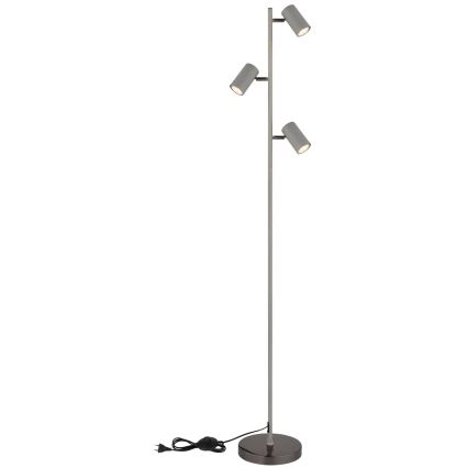Globo - Floor lamp 3xGU10/5W/230V grey