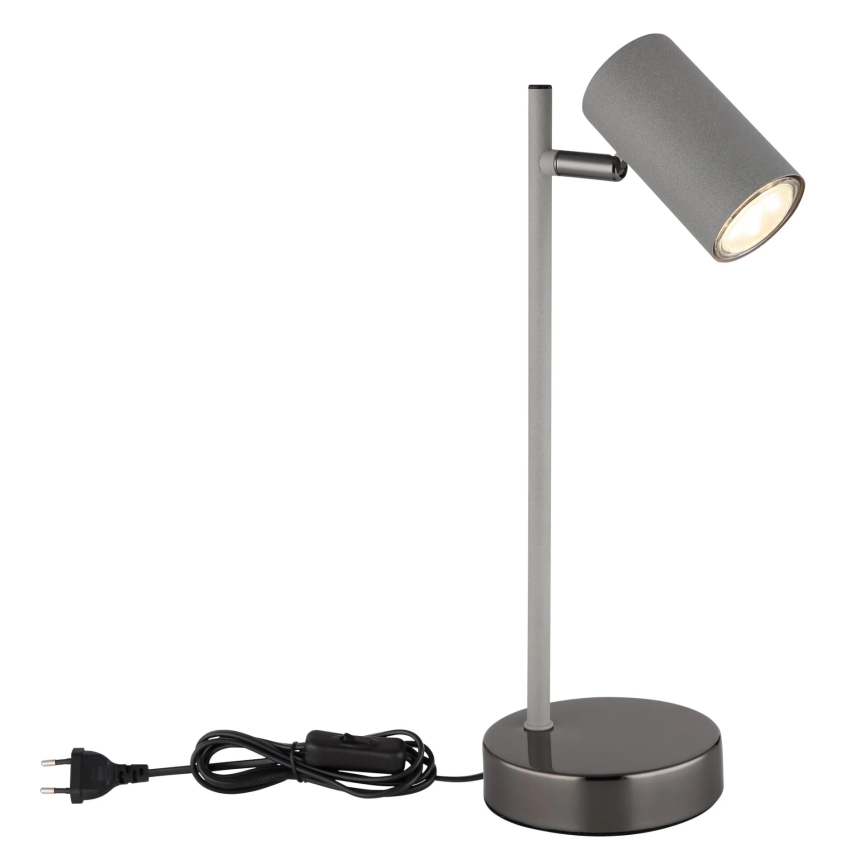 Globo - Table lamp 1xGU10/5W/230V grey/anthracite