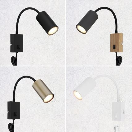 Globo - Flexible wall lamp 1xGU10/25W/230V white