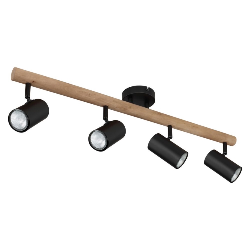 Globo - Spotlight 4xGU10/5W/230V wood/metal