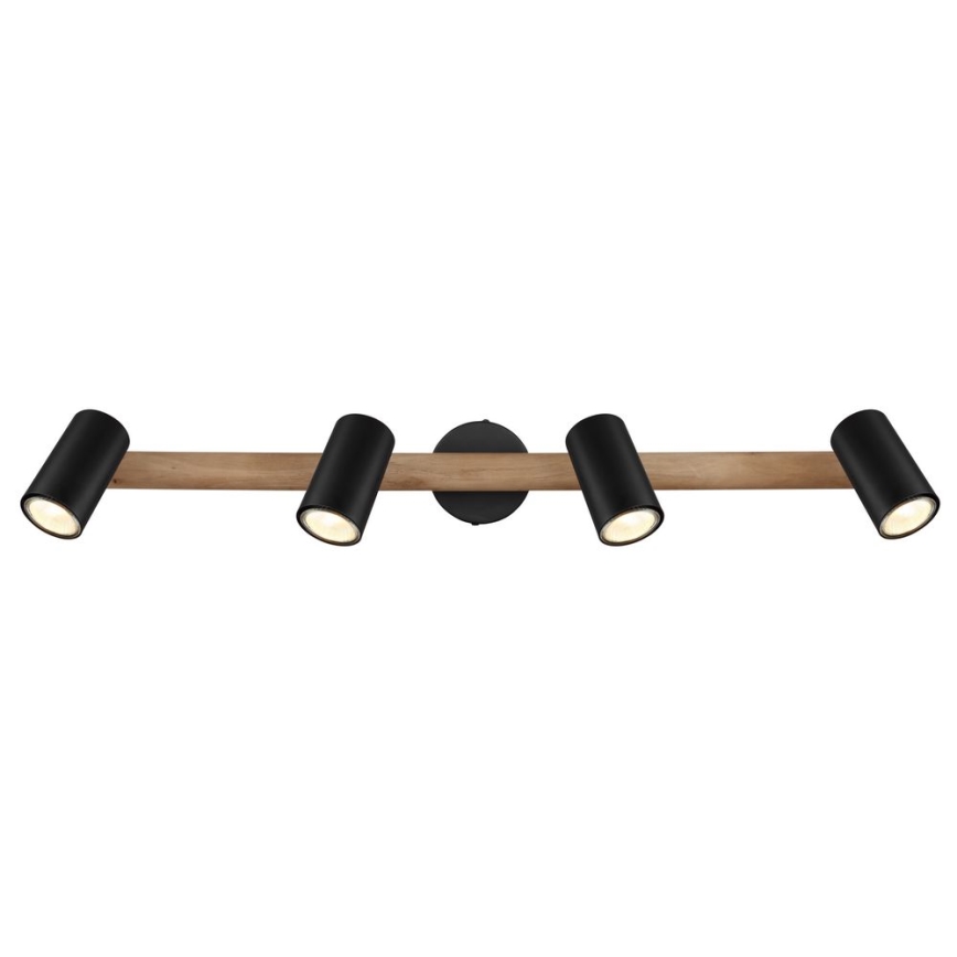 Globo - Spotlight 4xGU10/5W/230V wood/metal