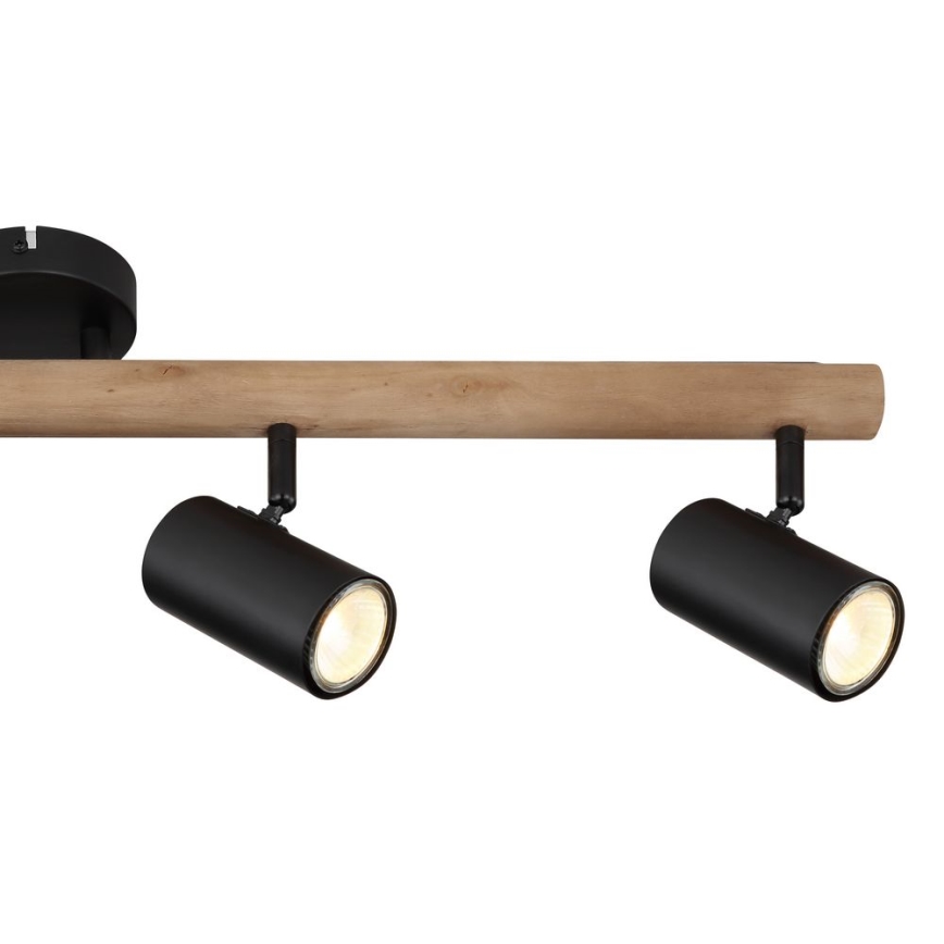 Globo - Spotlight 4xGU10/5W/230V wood/metal