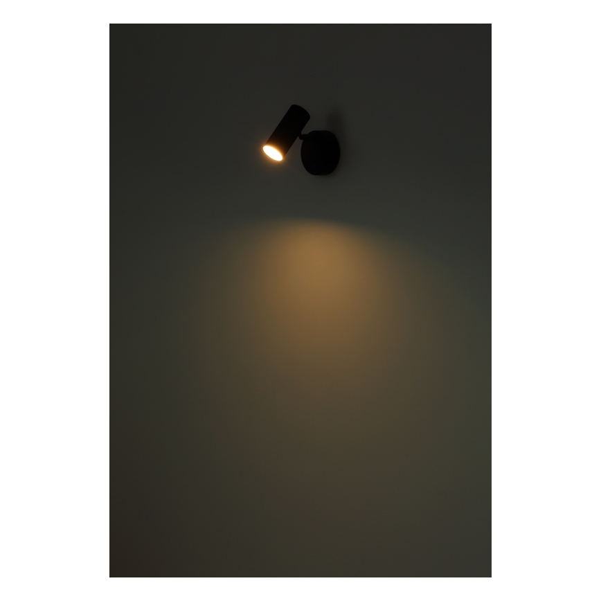 Globo - Dimmable Rechargeable LED Wall Spotlight LED/0.4W/3.7V 1800 mAh Black