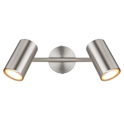 Globo - Spotlight 2xGU10/25W/230V matte chrome