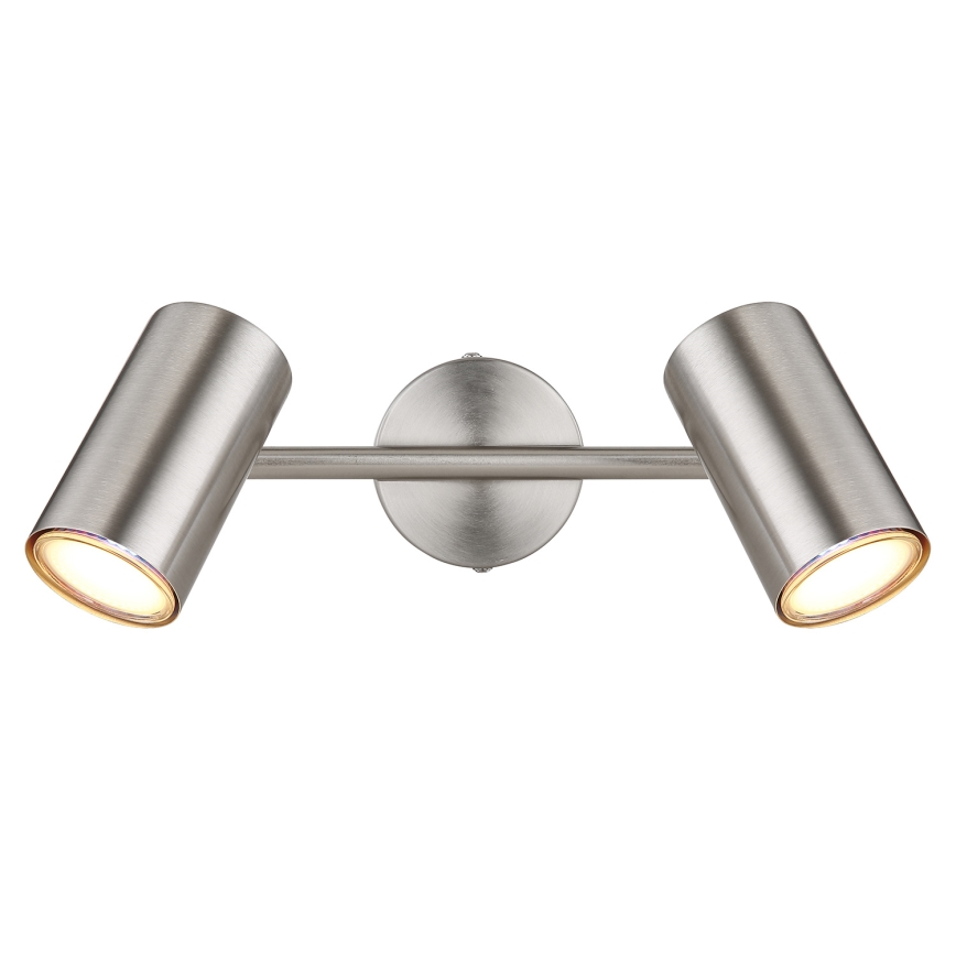 Globo - Spotlight 2xGU10/25W/230V matte chrome
