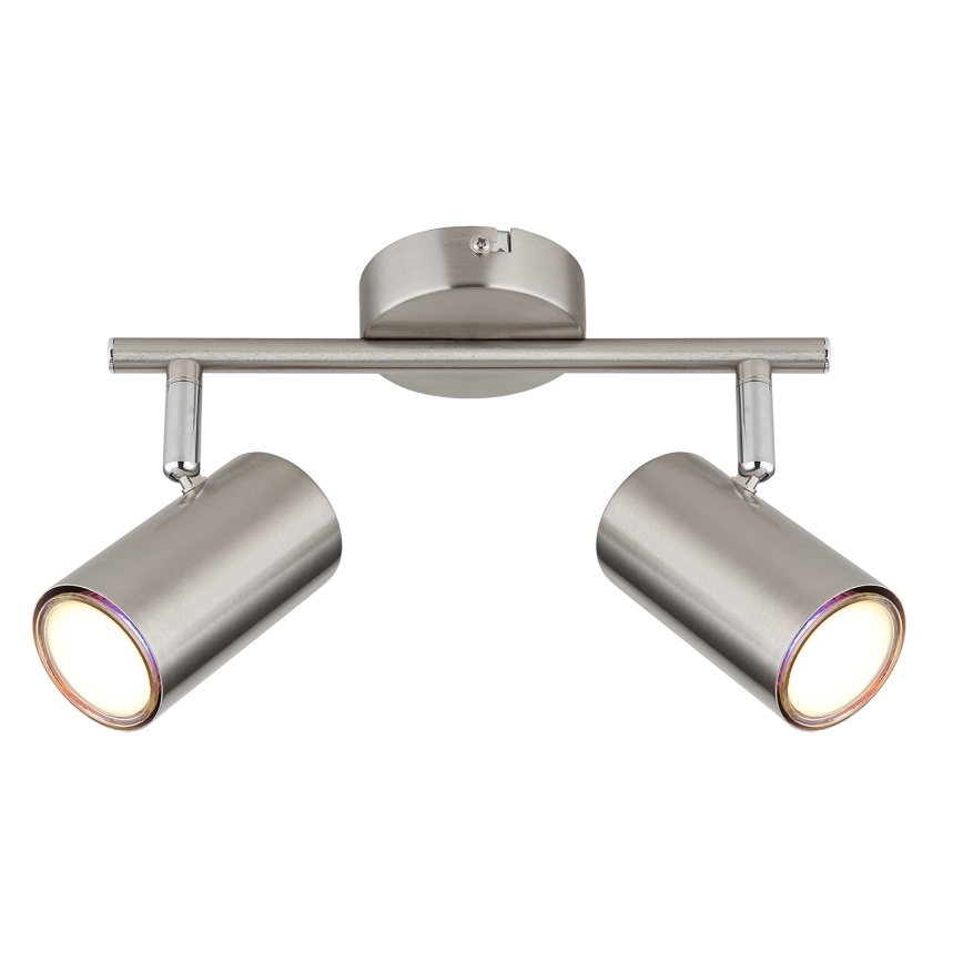 Globo - Spotlight 2xGU10/25W/230V matte chrome