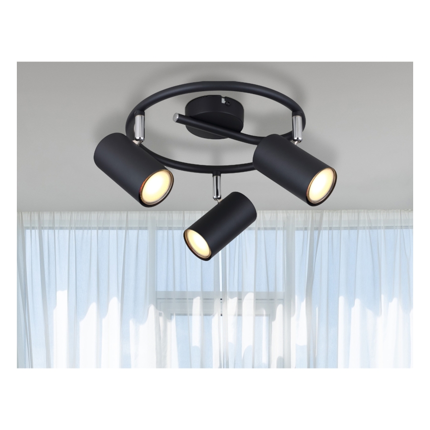 Globo - Spotlight 3xGU10/25W/230V black
