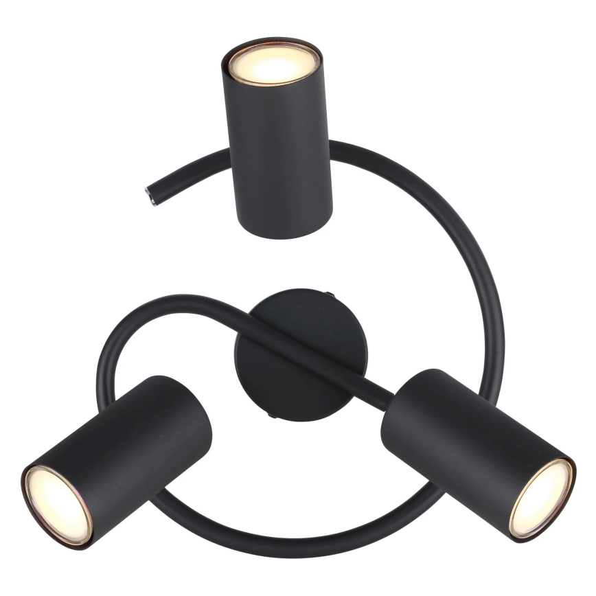 Globo - Spotlight 3xGU10/25W/230V black