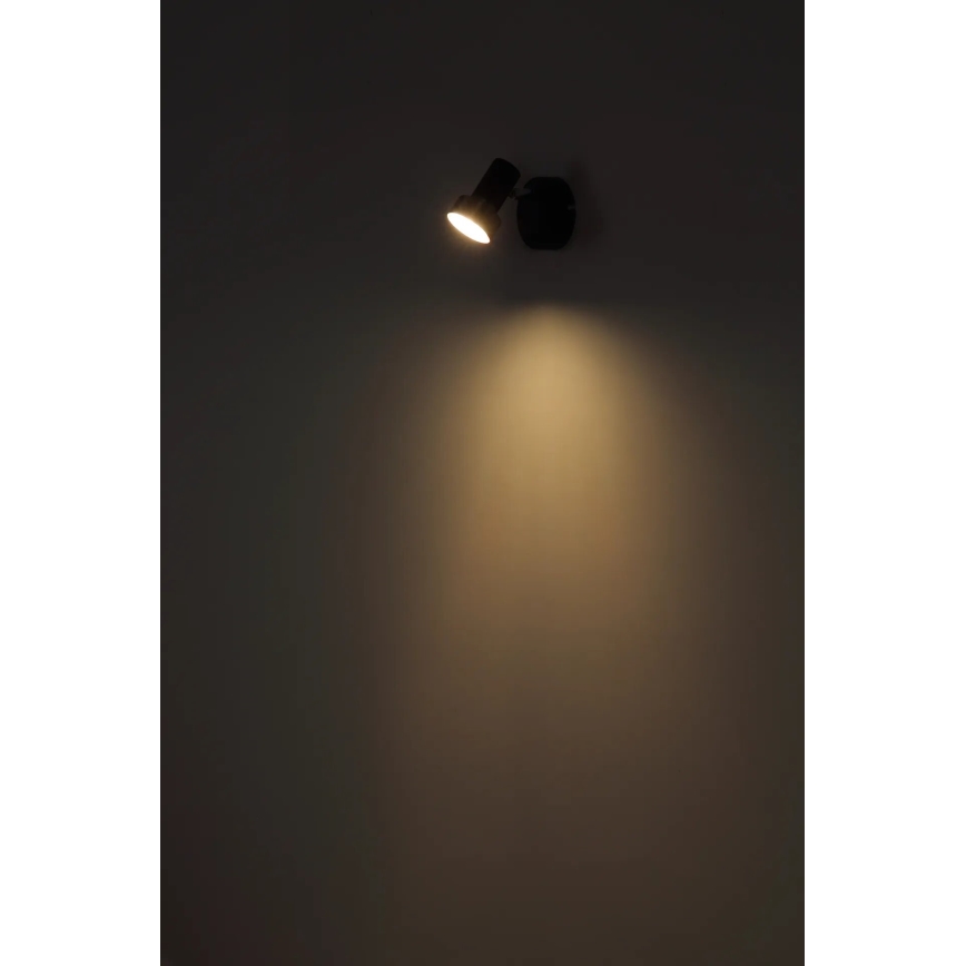 Globo - Wall spotlight 1xGU10/25W/230V black/gold