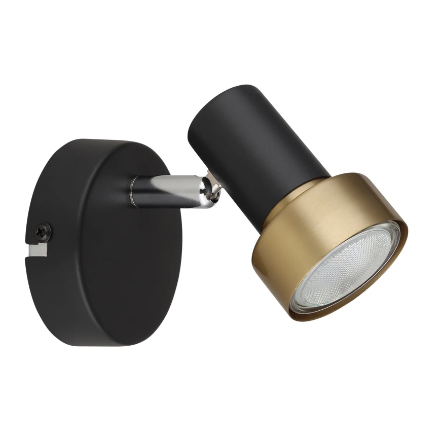 Globo - Wall spotlight 1xGU10/25W/230V black/gold