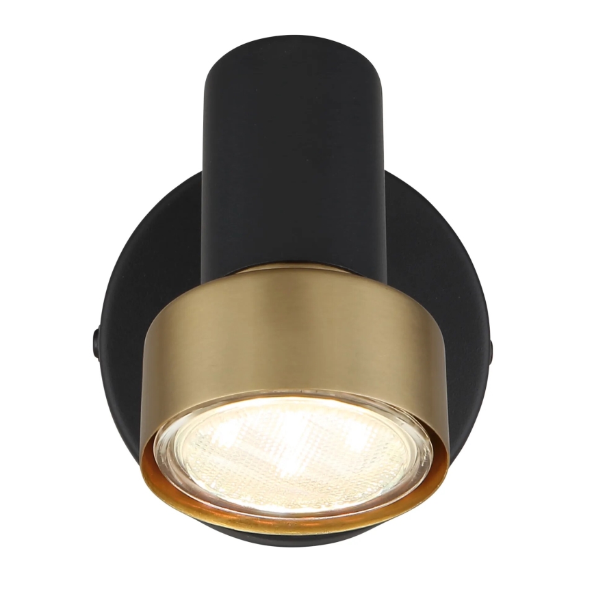 Globo - Wall spotlight 1xGU10/25W/230V black/gold