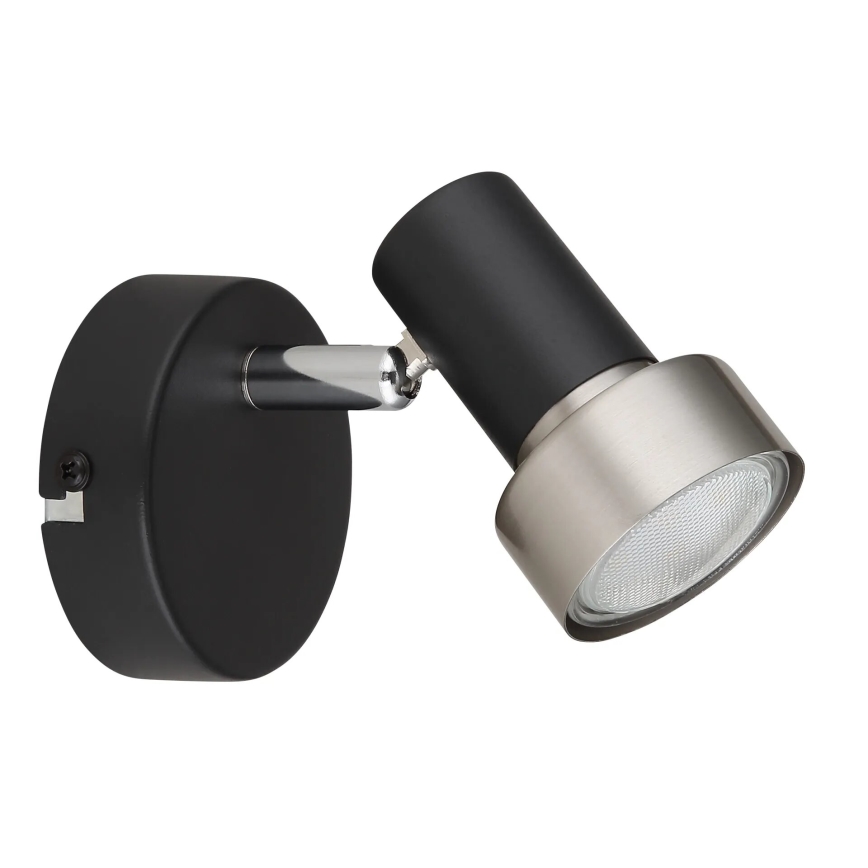 Globo - Wall spotlight 1xGU10/25W/230V black/silver