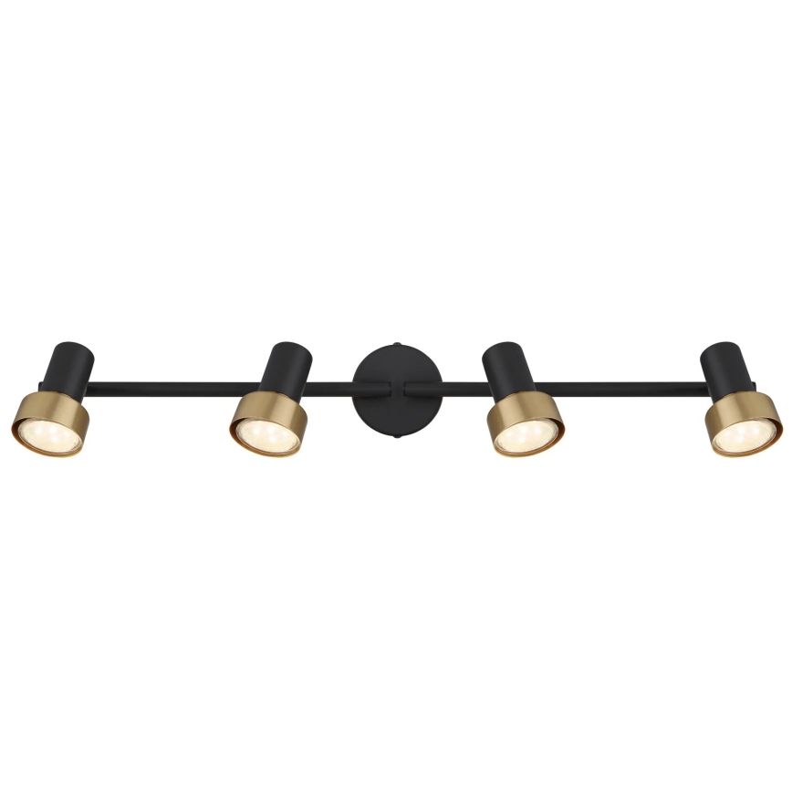 Globo - Spotlight  4xGU10/25W/230V black/gold
