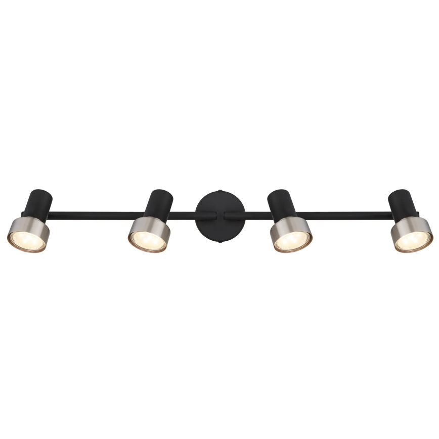 Globo - Spotlight  4xGU10/25W/230V black/silver