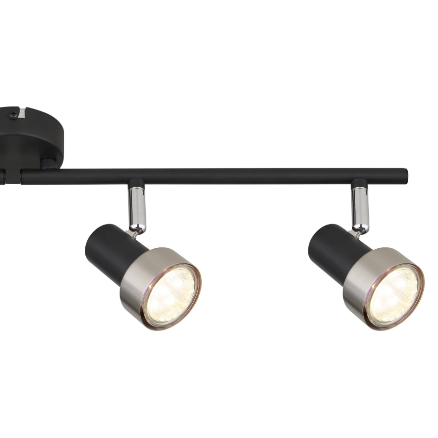 Globo - Spotlight  4xGU10/25W/230V black/silver