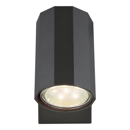 Globo - Wall spotlight 1xGU10/25W/230V black