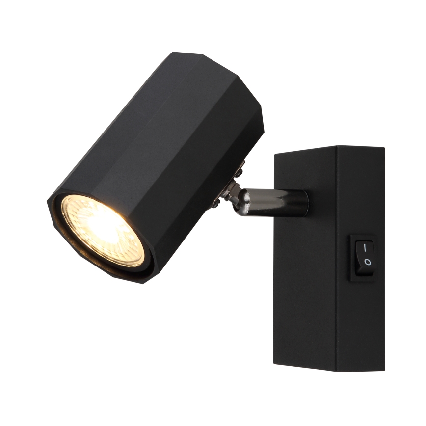 Globo - Wall spotlight 1xGU10/25W/230V black
