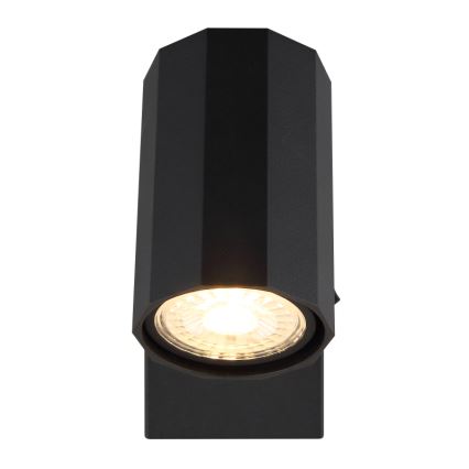 Globo - Wall spotlight 1xGU10/25W/230V black