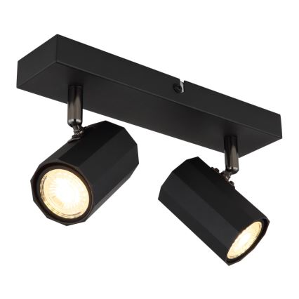 Globo - Spotlight 2xGU10/25W/230V black