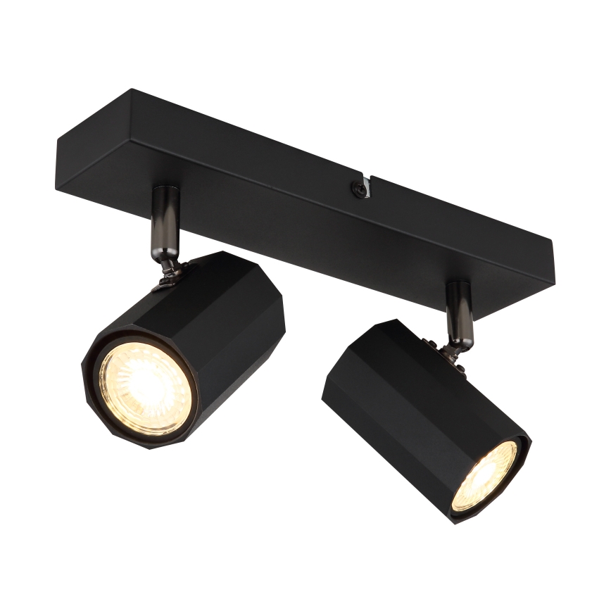 Globo - Spotlight 2xGU10/25W/230V black