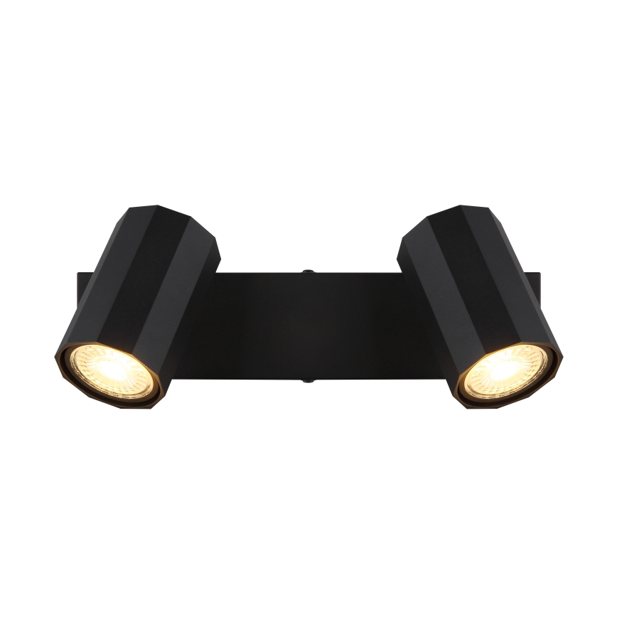 Globo - Spotlight 2xGU10/25W/230V black
