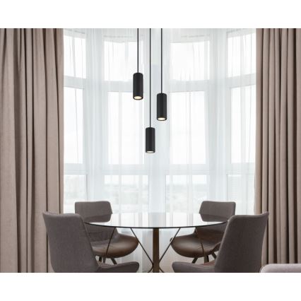 Globo - Chandelier on a string 3xGU10/25W/230V black