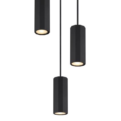 Globo - Chandelier on a string 3xGU10/25W/230V black