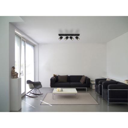 Globo - Spotlight 4xGU10/25W/230V black